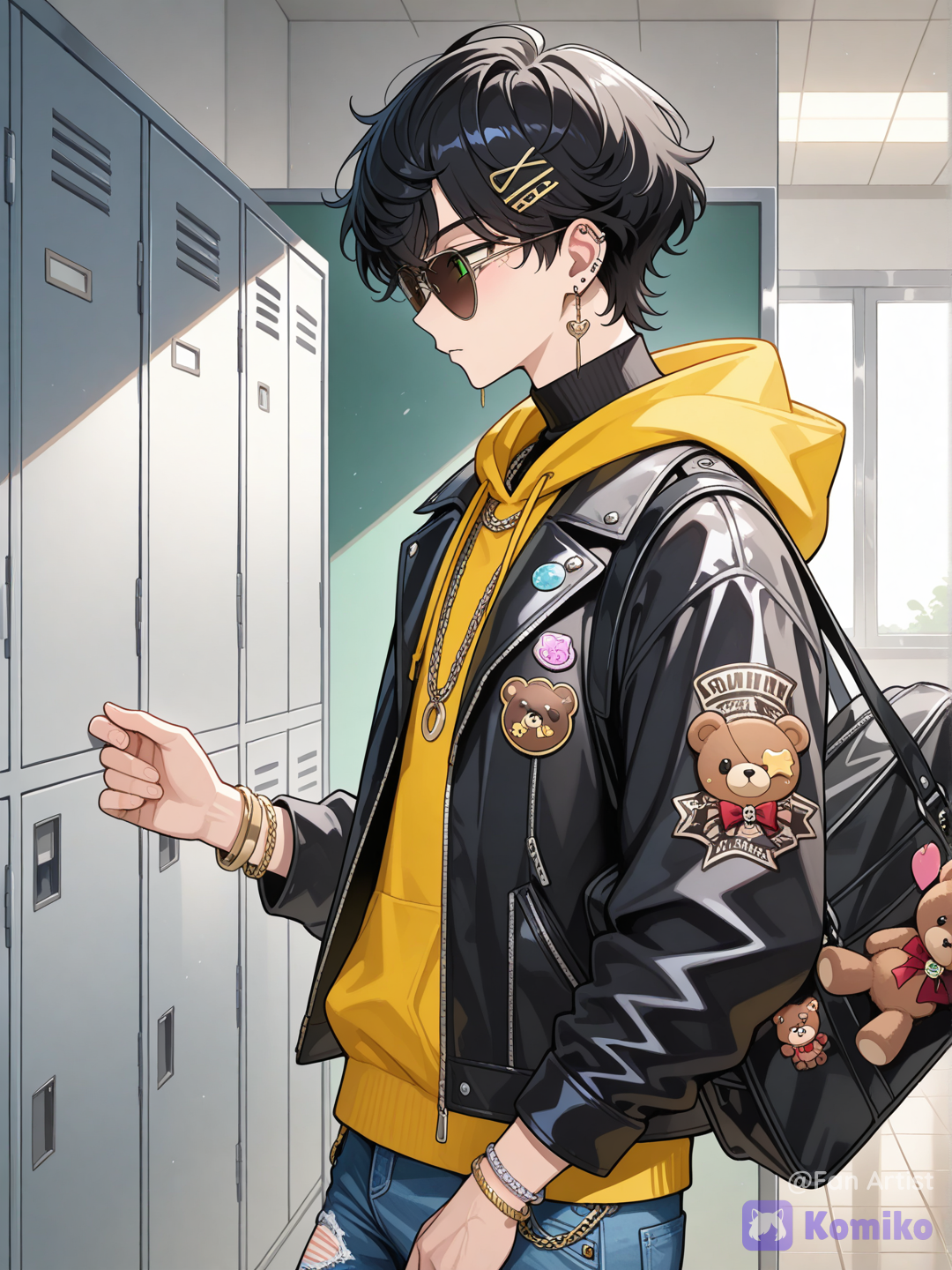 Zane at school! XD