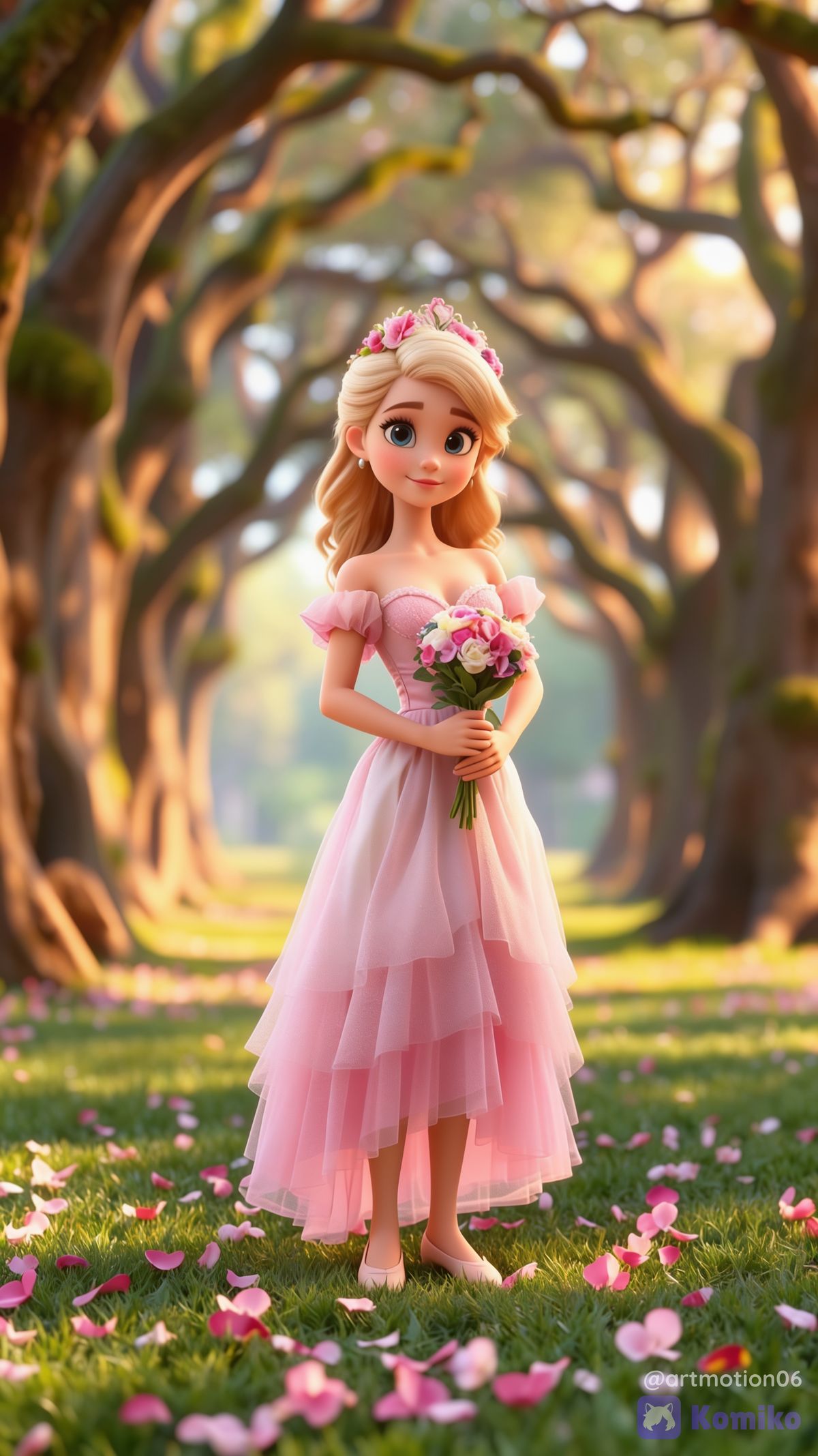 Princess in Petal Paradise 🌸✨