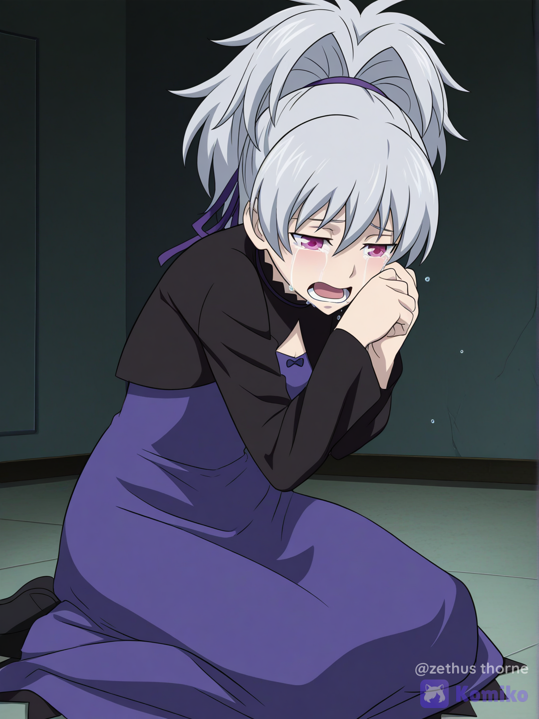 Yin cries
