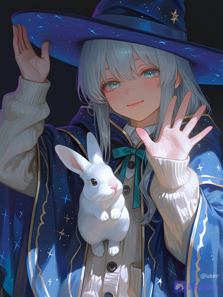 Mágica com coelhinho ✨🐰