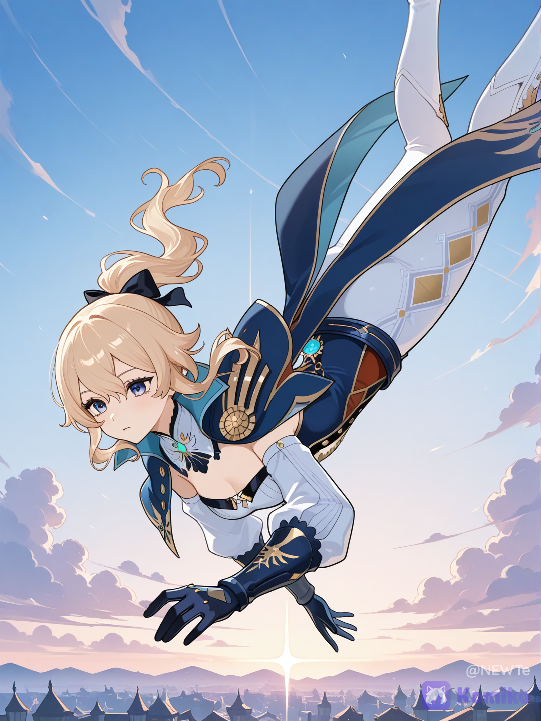 falling D Jean
