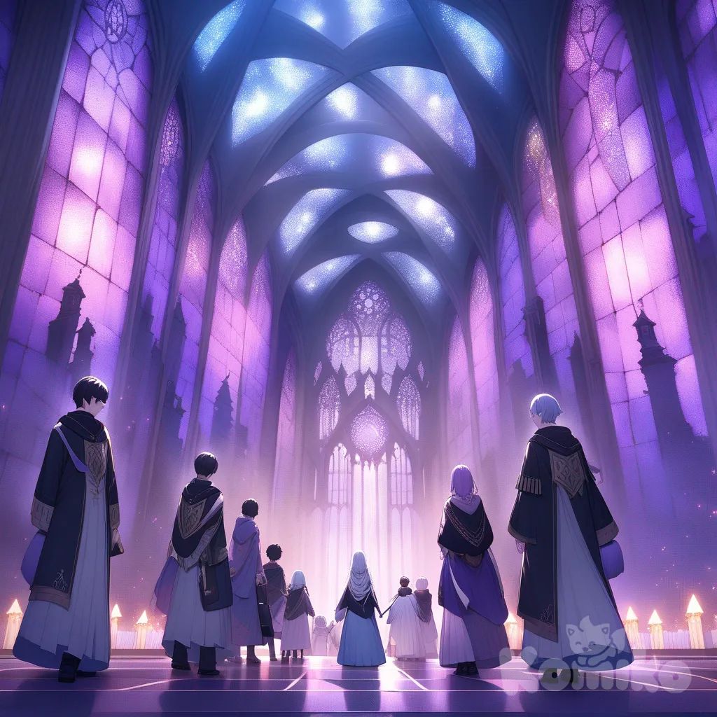 Arrival at the School of Illusions and Potions
The mage approaches the grand gates of Arcanis Academy of Illusions and Potions, a towering citadel of spires and shimmering glass. The walls ripple faintly, as if the entire structure is woven from illusions. Enchanted lanterns float along the pathway, casting violet and silver light. Students in flowing robes carry grimoires, crystal vials, and staffs, their whispers echoing with arcane knowledge. As the mage steps inside, the vast hall opens, filled with shelves of potion ingredients, rooms of mirrored training chambers, and floating staircases that shift like dreams. His eyes glow faintly as he takes in the sight—this is where illusion and alchemy converge.
