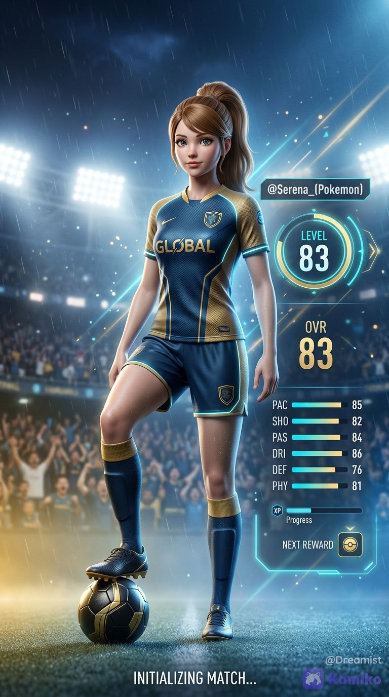 Serena in Footbal