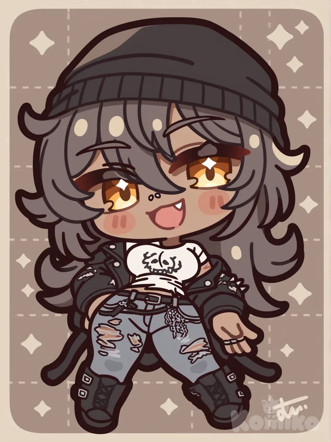Tomboy vampire chibi
