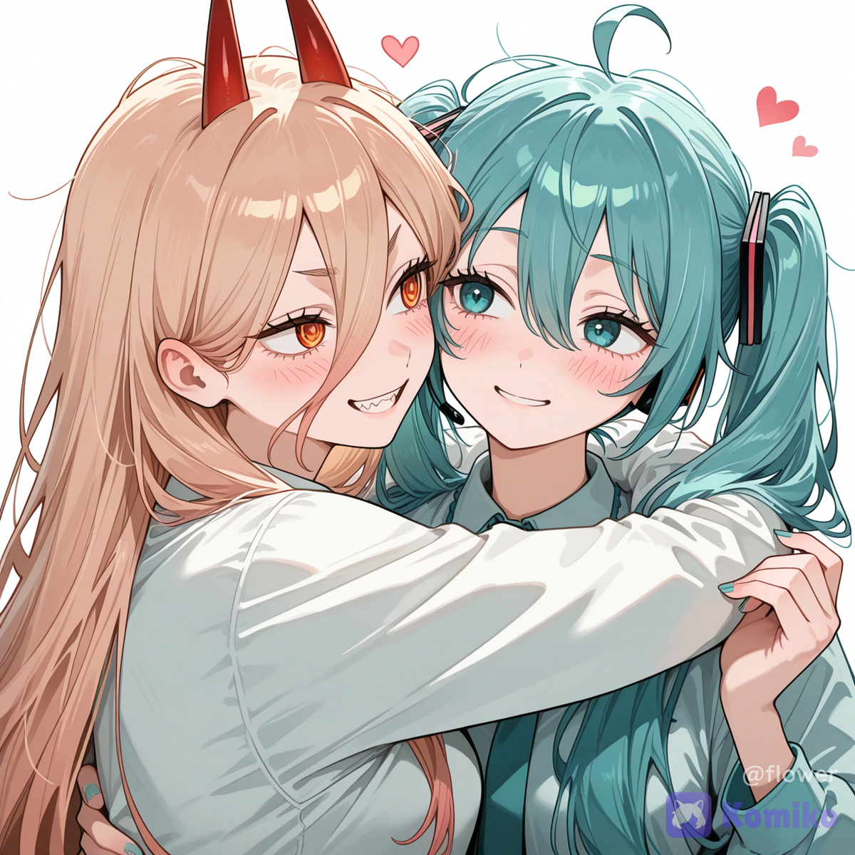 Power and Hatsune Miku love ❤️