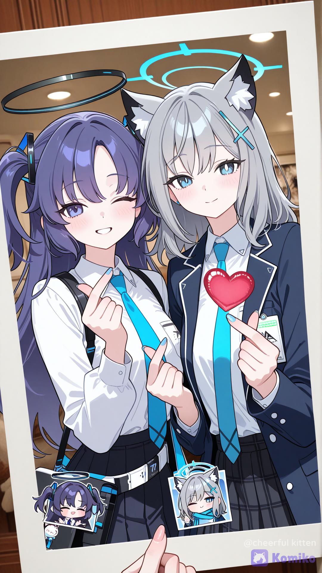 Finger heart