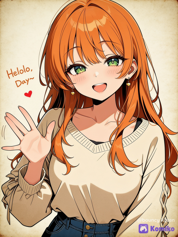 I ran her through the anime effect generator