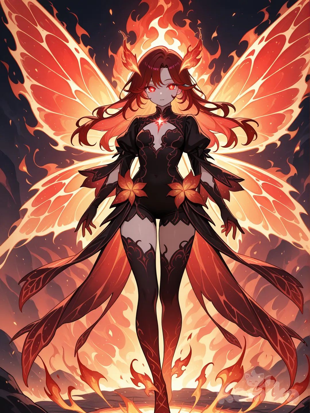 Un hada de fuego