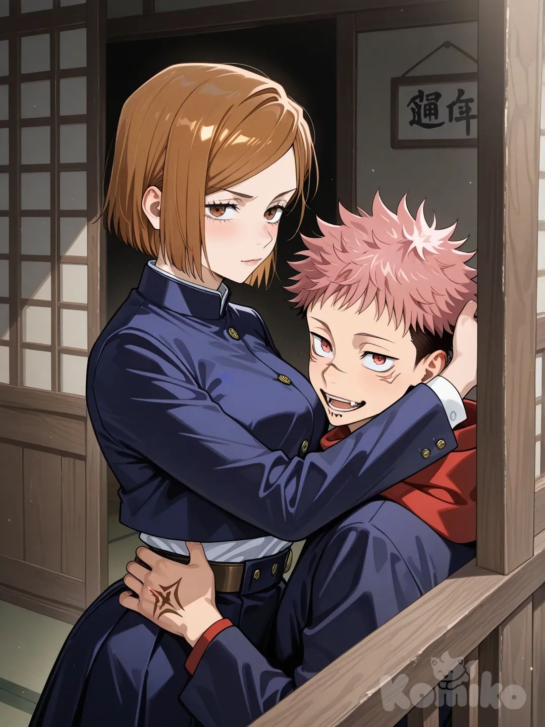 @Kugisaki_Nobara, @Ryoumen_Sukuna_(Jujutsu_Kaisen), @Itadori_Yuuji