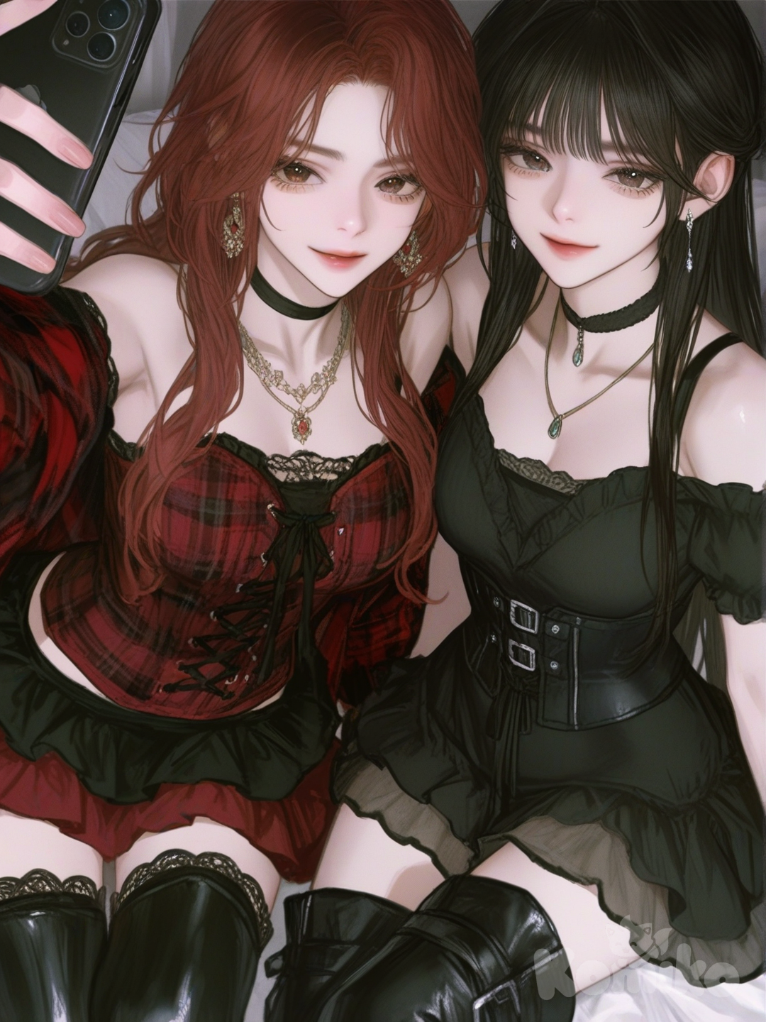 Jennie and Mia 