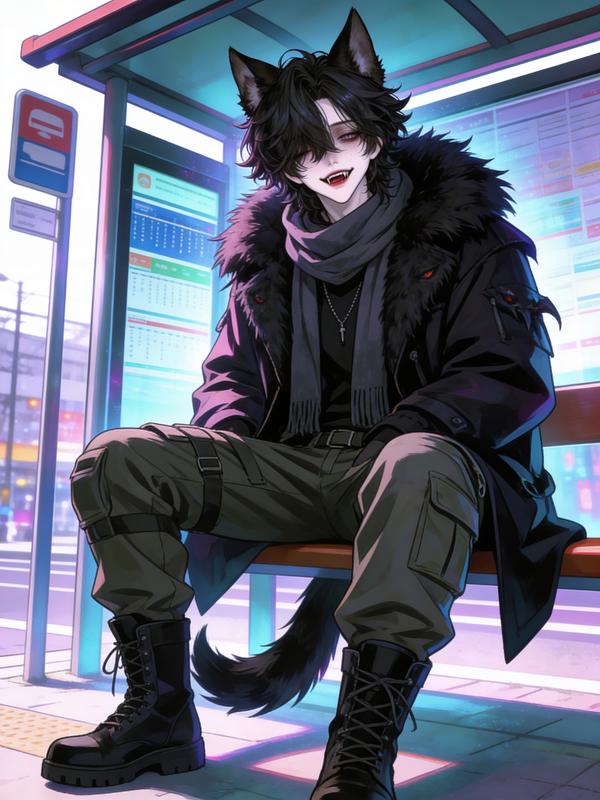 Bus Stop Just Got Darker