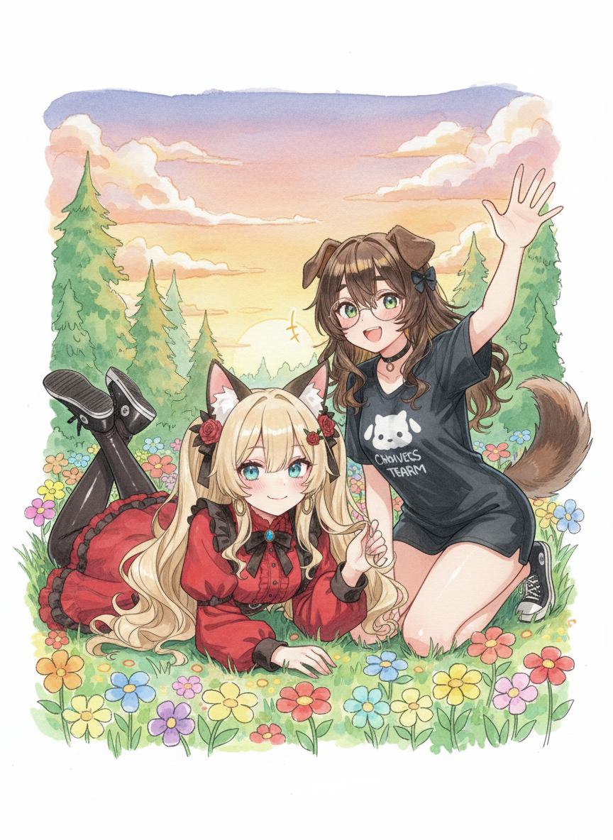 🐈Neko-Kory and Puppy Puffu🐕