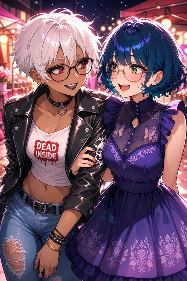 ❤️🤍Cute Outing Together💙💜