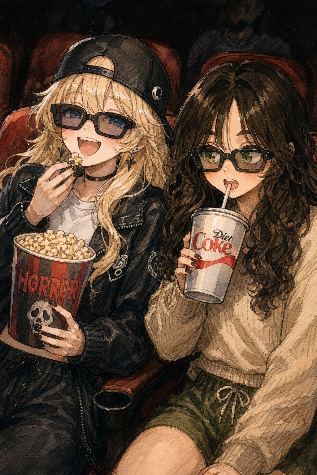 ✨Horror Movie with Bestie✨