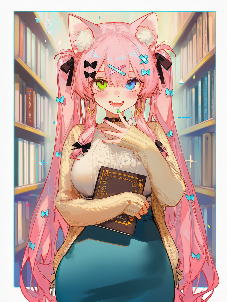 🖤🩵🩷New? Shh.. Gotta Be Quiet In The Library~🩷🩵🖤