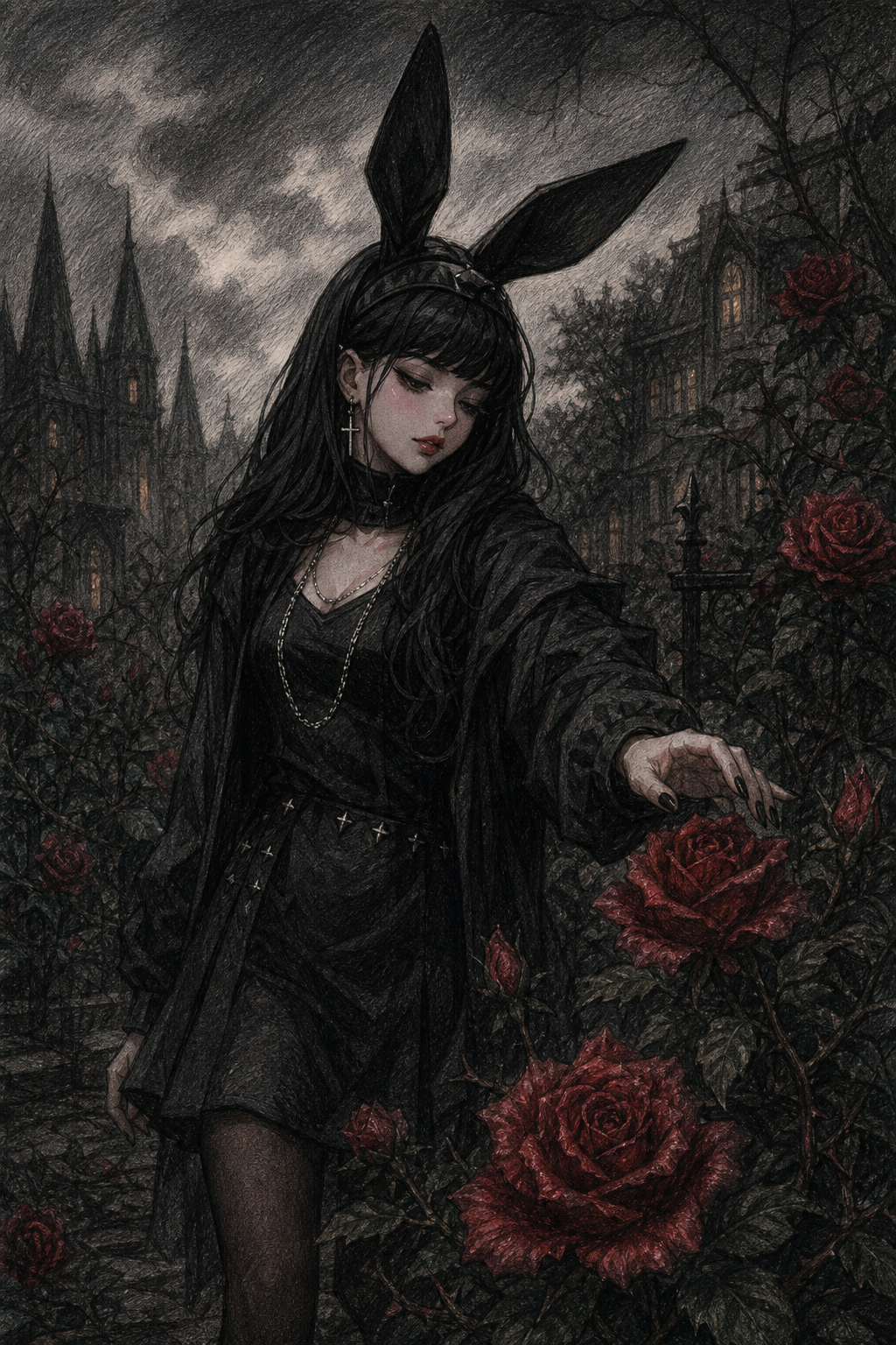 🌹🐇🖤Garden Bunny🌹🐇🖤