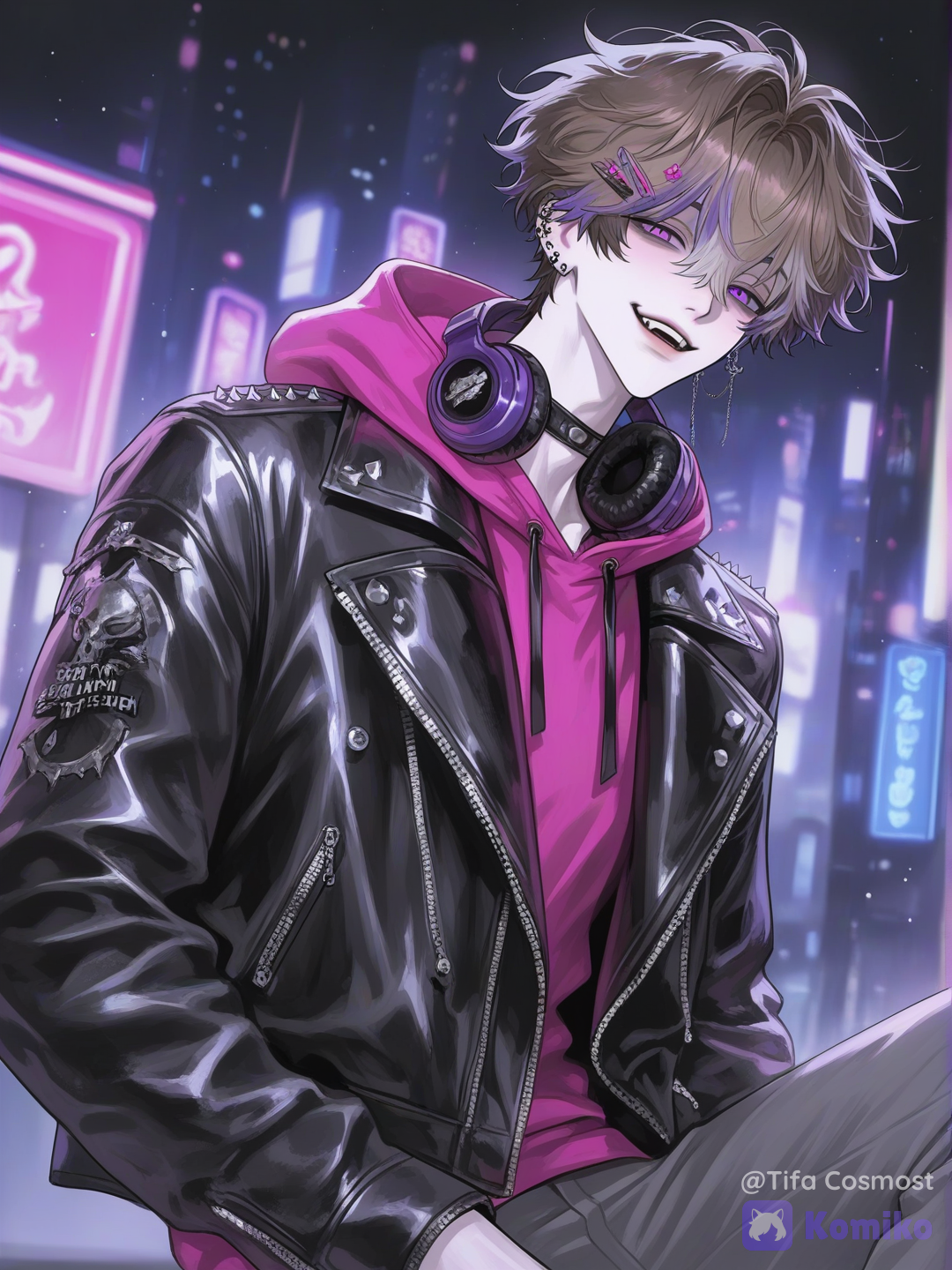 Kikyou (Yandere Highschool): Nighttime Photoshoot