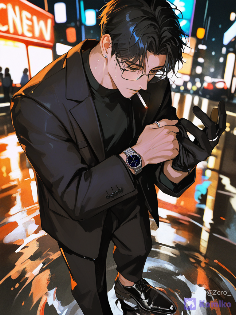 Rainy Night Glove Check 🖤🌧️