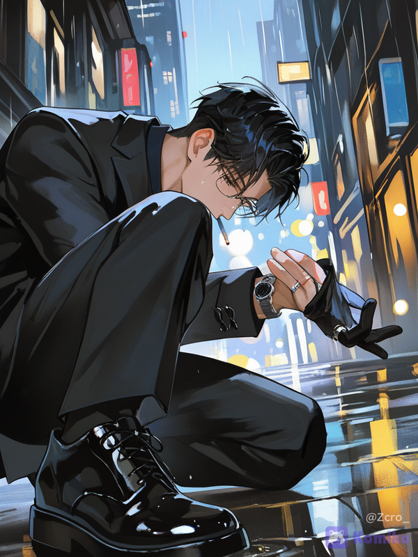 Rainy Night Glove Check 🖤🌧️