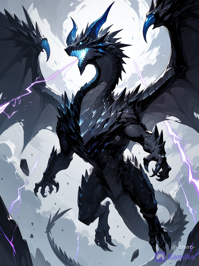 Freydah The Black Ice Dragon