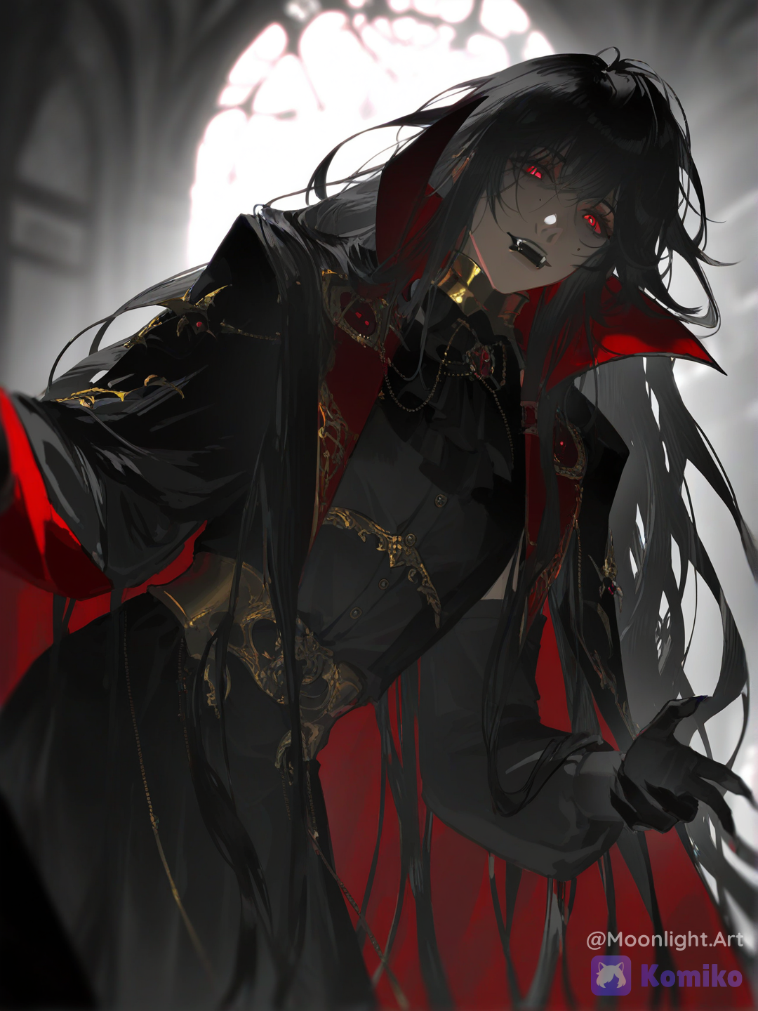 🩸 Crimson Eclipse Queen 🦇