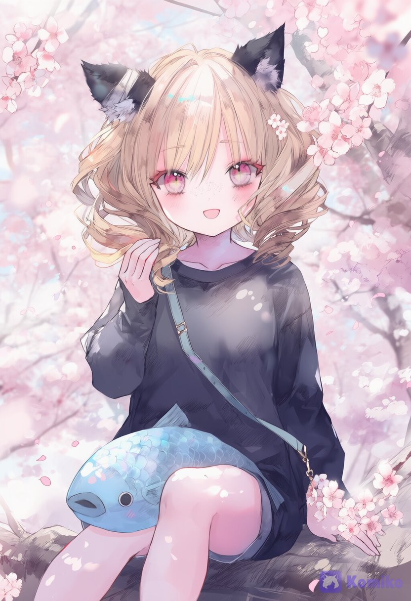 Cute cat girl