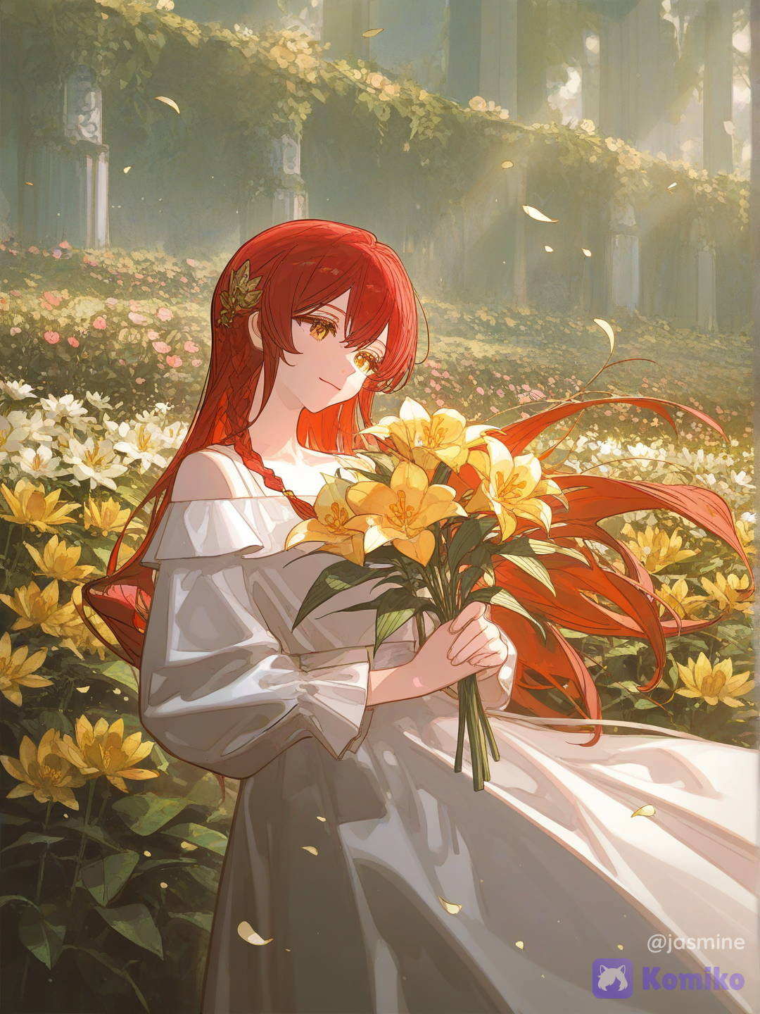 A Garden Painted by Sunlight