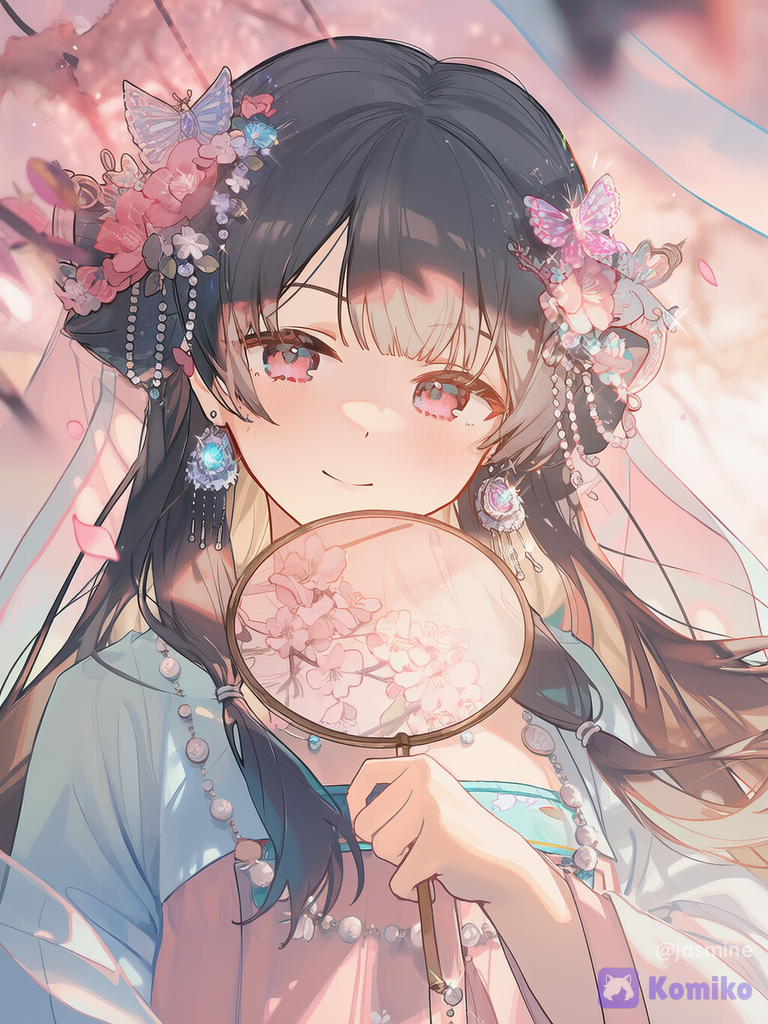 peach blossom girl