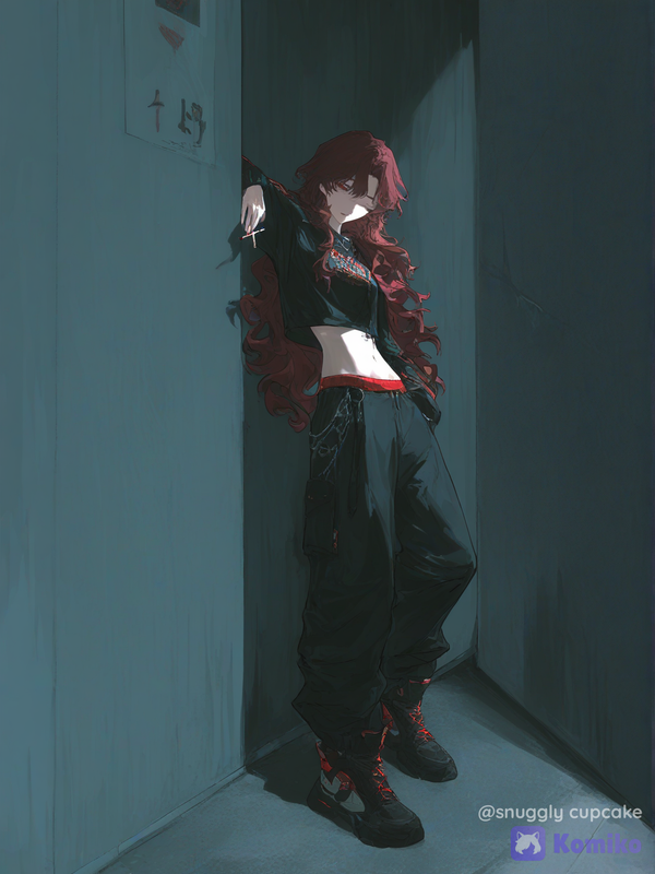 Dark scarlet