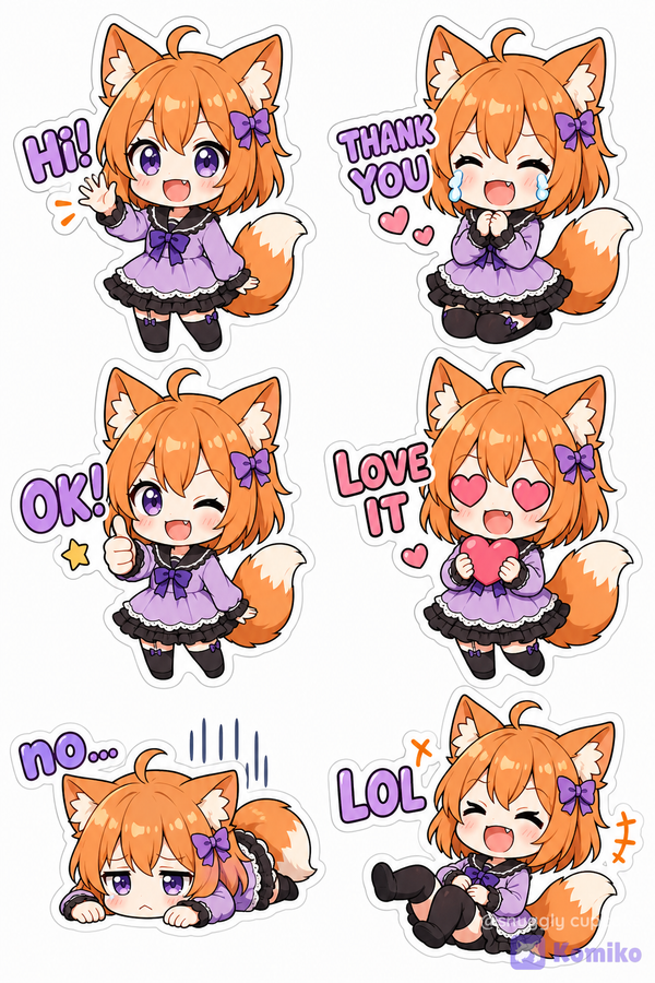 Komiko Stickers 🙌💖