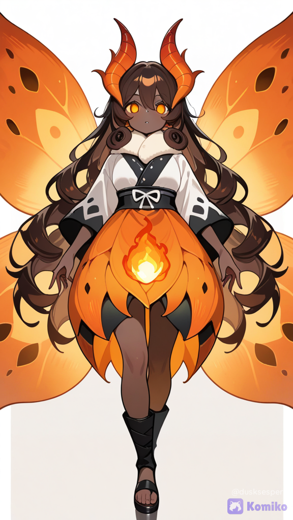 Volcarona-inspired outfit!