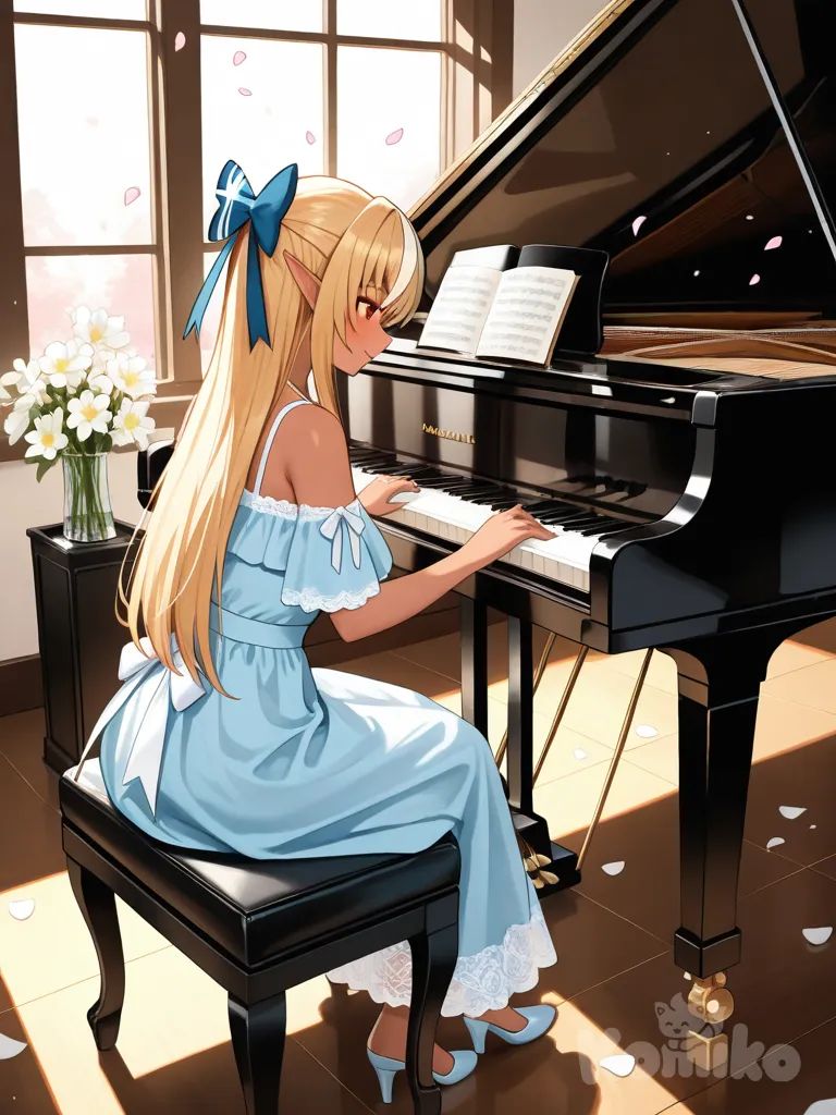 Shiranui Flare with the piano