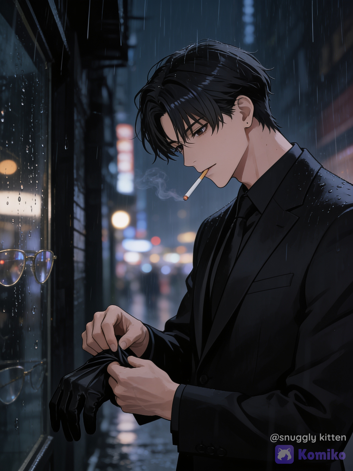 Rainy Alley Glow ✨
