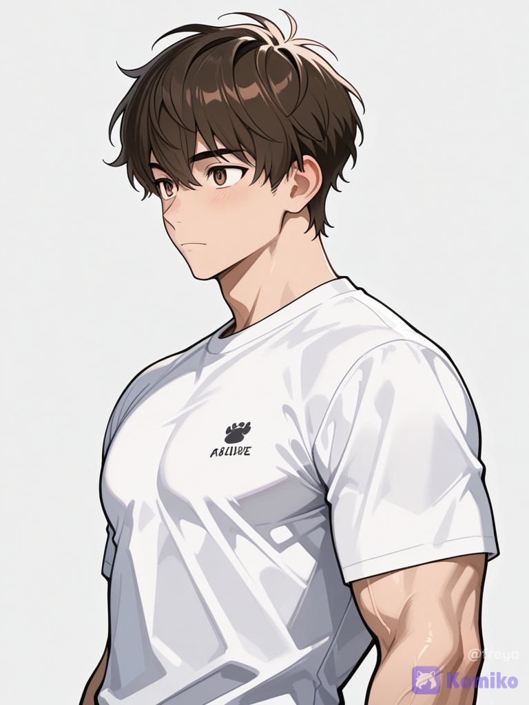 The muscular guy