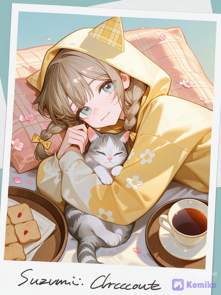 Abrazos con mi gatito ☕🐱💛