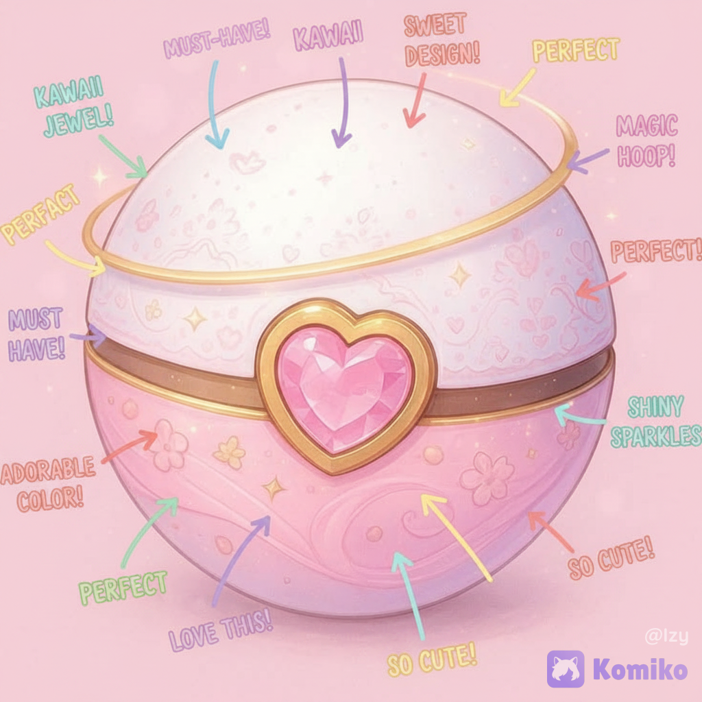 Pink Pokeball 