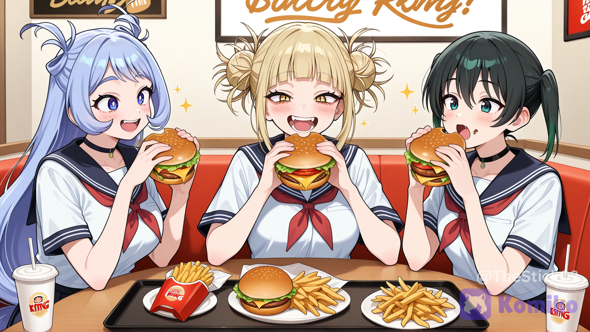 Toga and Nejire and Yu Takasaki