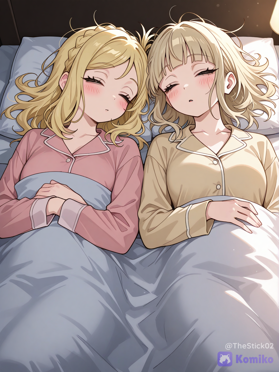 Mari and Toga Sleeping
