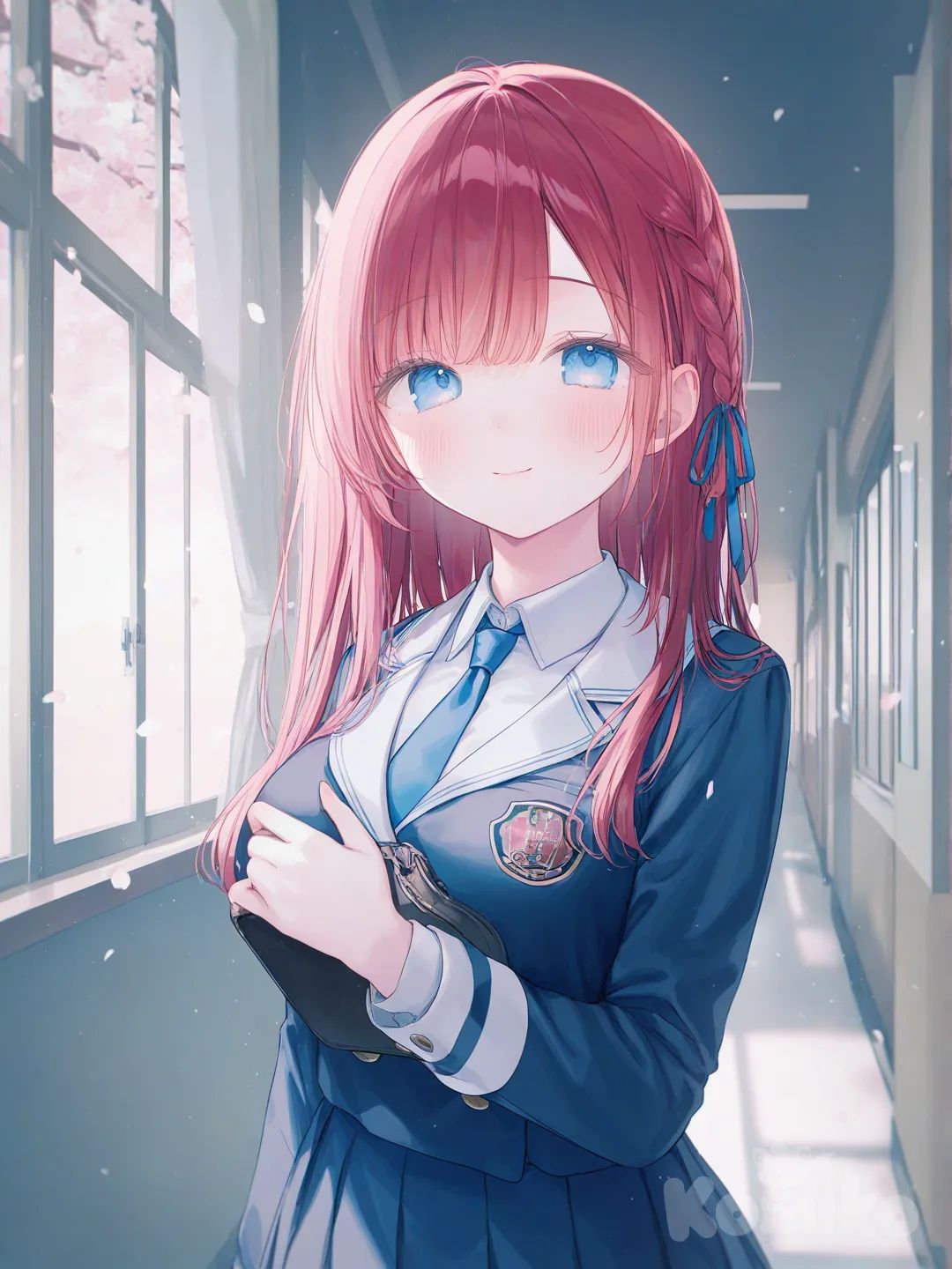 Red Haired Girl in New Term
