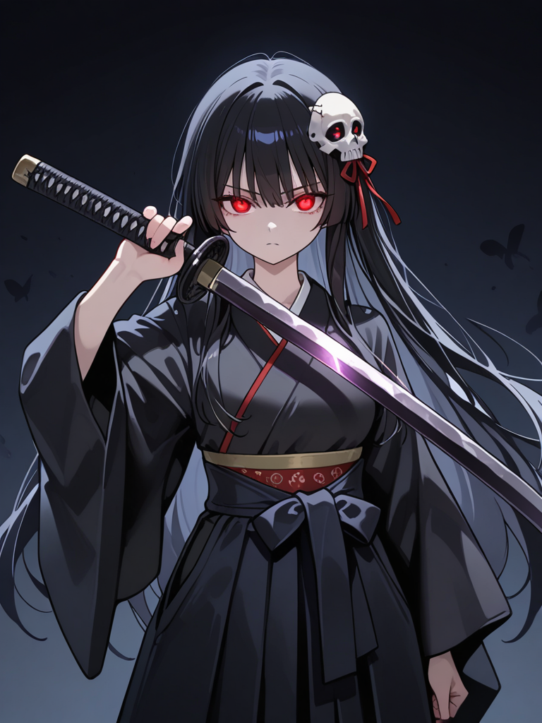 Shinigami Girl with Skull 💀✨