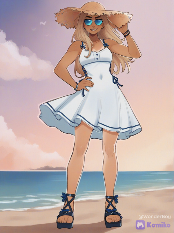 Erőnő at the Beach #5