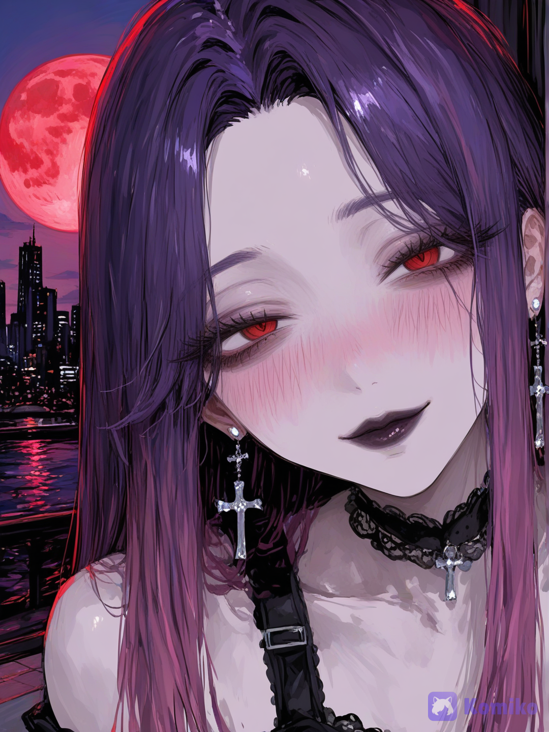 Look itq bloody moon 🤫✨️