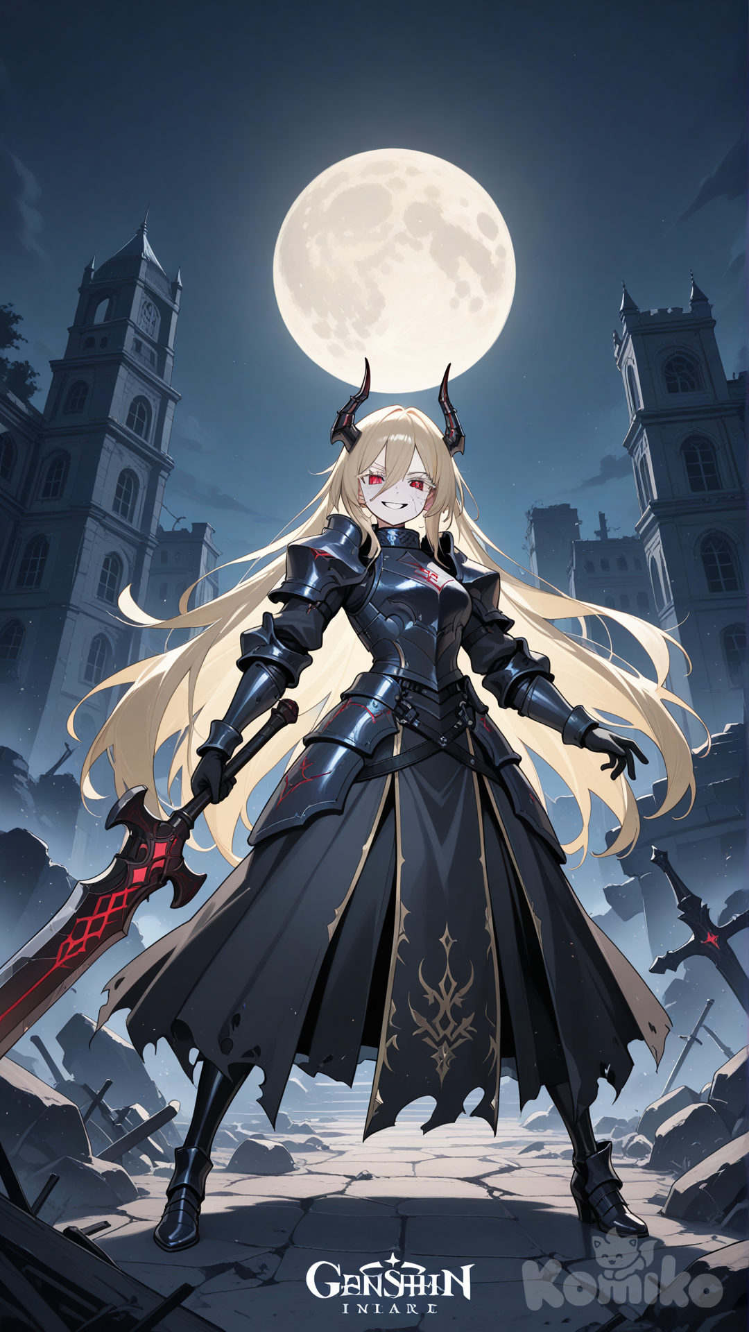 Under the moon