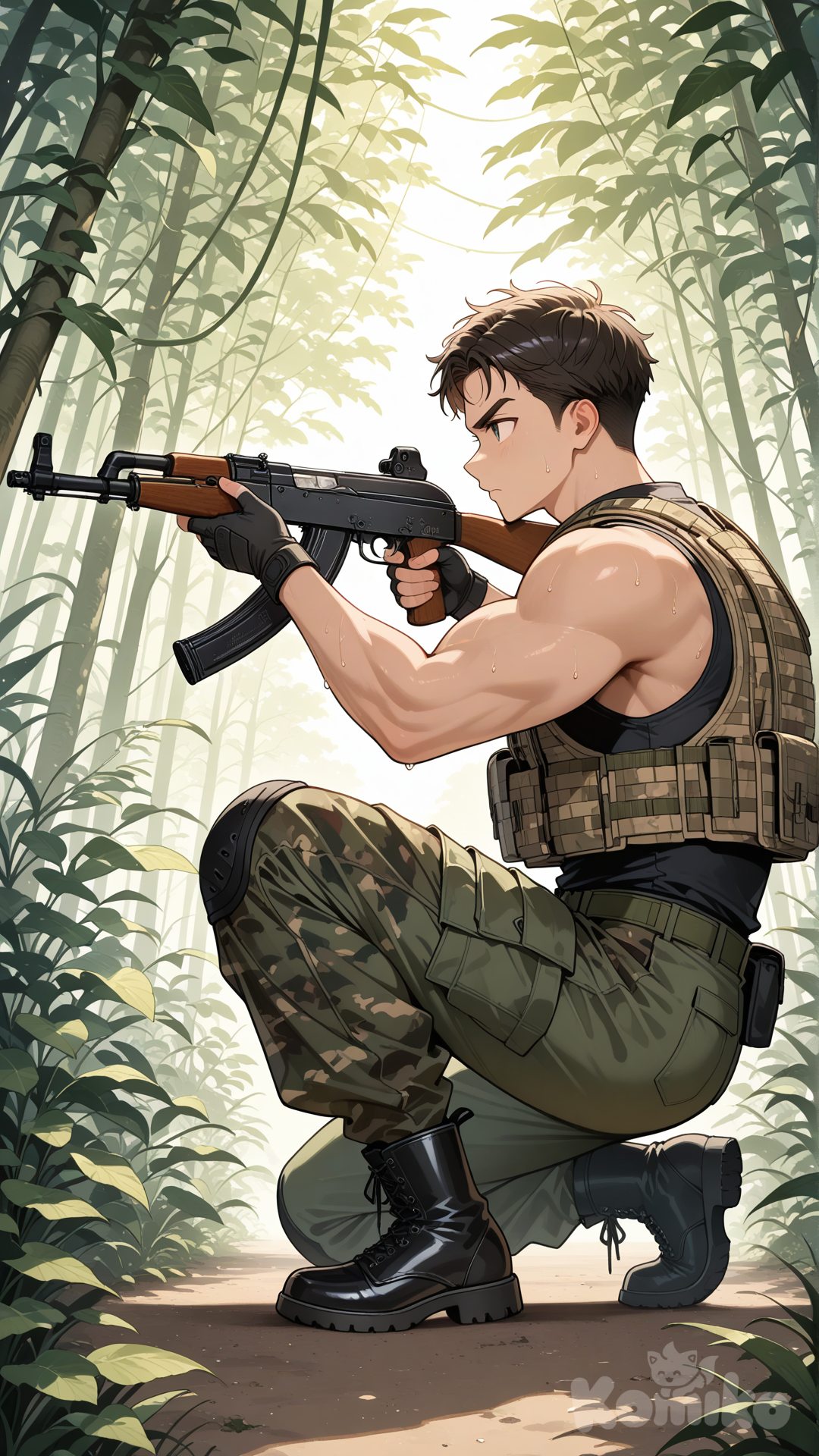 Jungle soldier