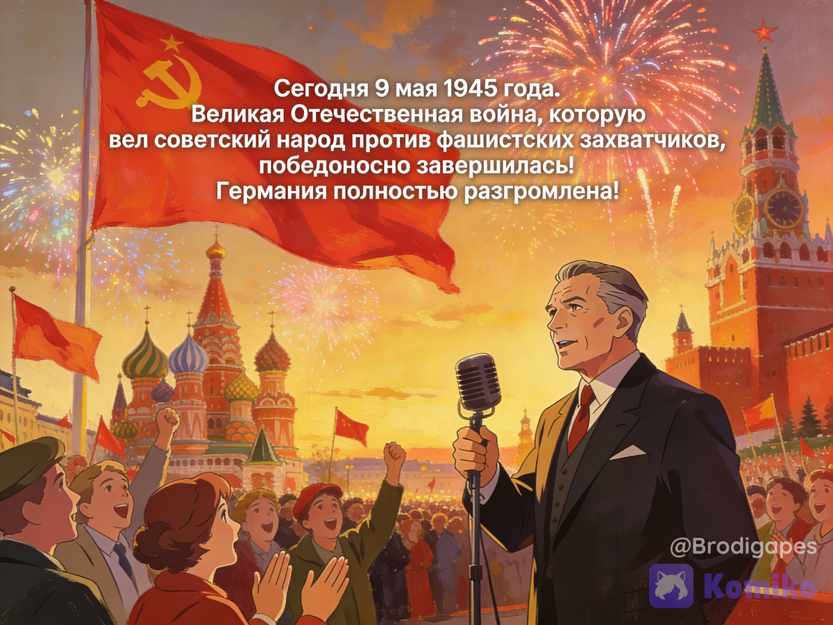 С праздником Великой Победы!