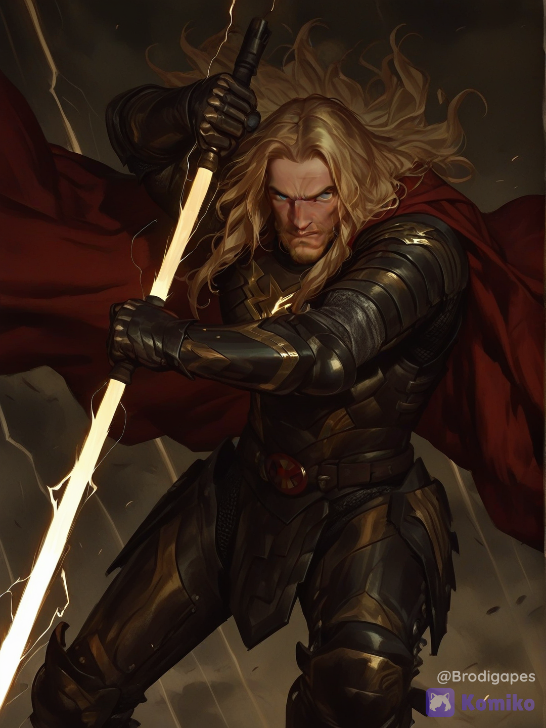 Thor, the enraged god of thunder!