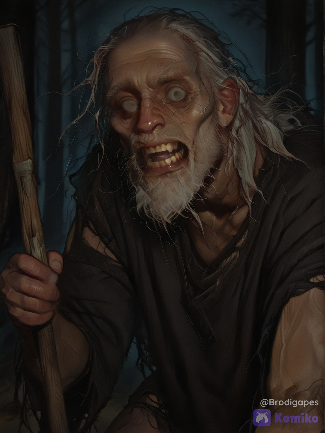 Creepy old man 
