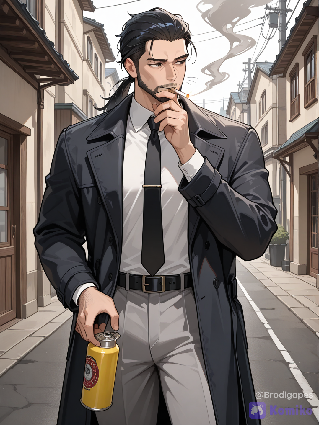 "Cheerful" milkman!