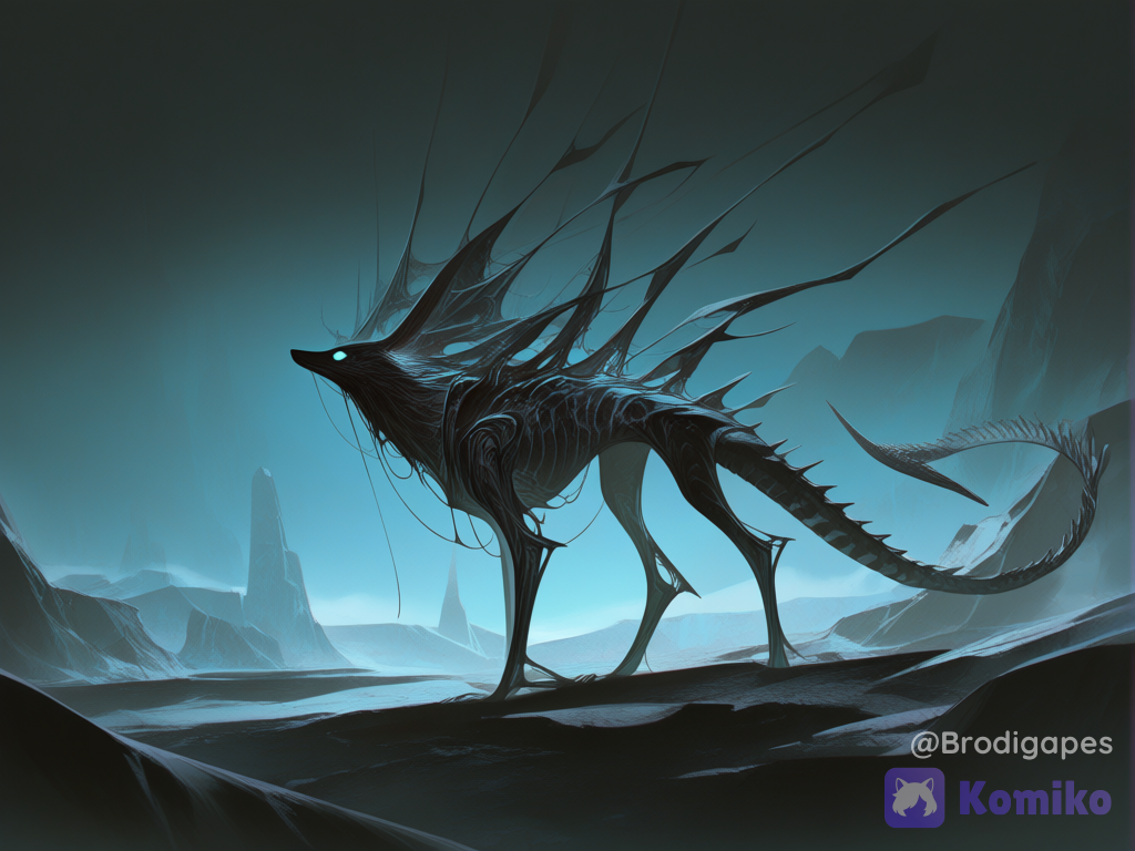 Fox-xenomorph monster