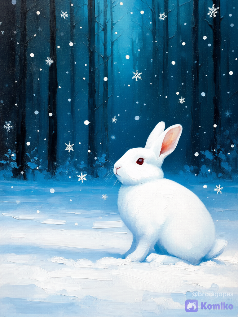 Winter bunny